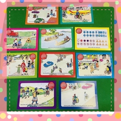 Bộ tranh trang trí lớp học  10 chủ đề A4 mầm non ( đơn giá 1 tập CĐ)