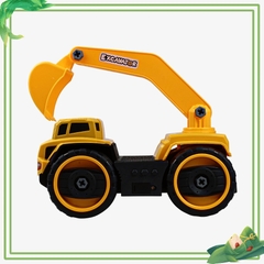 Xe múc lắp ráp thông minh đồ chơi nhựa an toàn  HT7765 ( Hàng Việt Nam)