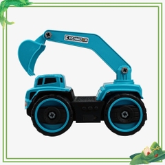 Xe múc lắp ráp thông minh đồ chơi nhựa an toàn  HT7765 ( Hàng Việt Nam)