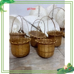 Đồ mây tre đan thủ công trang trí góc STEAM deco chợ quê  mầm non - tiểu học
