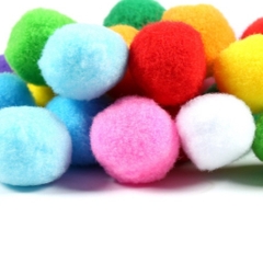 Hạt pom pom làm thủ công Hanmade - Steam trang trí mầm non