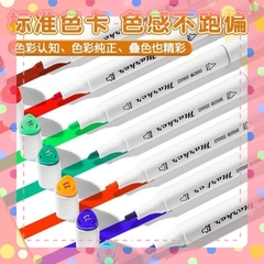 [Set 12 - 24- 36 - 48 Màu] Bút Sơn 2 đầu Acrylic Marker  Vẽ Viết Màu DIY Trên Nhiều Chất Liệu Màu Tươi Sáng