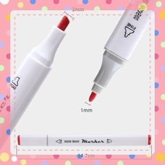 [Set 12 - 24- 36 - 48 Màu] Bút Sơn 2 đầu Acrylic Marker  Vẽ Viết Màu DIY Trên Nhiều Chất Liệu Màu Tươi Sáng