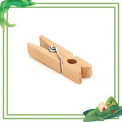 Kẹp gỗ treo ảnh trang trí nhà cửa làm thủ công mầm non - tiểu học túi 10 kẹp màu gỗ tự nhiên