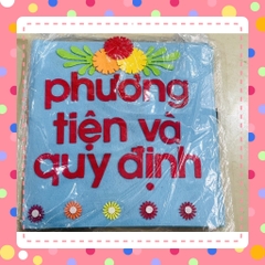 sách vải gồm 10 chủ đề mầm non - KPKH được làm bằng thủ công hanmade mầm non