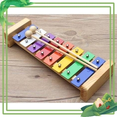 Đàn mộc cầm xylophone Giscoo hợp kim nhôm, tiếng vang, 8 nốt KÍCH THÍCH TƯ DUY ÂM NHẠC