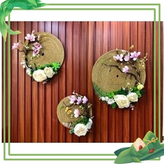 Phên tròn thừng đay Trang Trí  deco làm handmade chụp sản phẩm Làm Phụ Kiện dây thừng