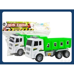 Đồ chơi công trình xe ben, xe cẩu hộp, xe trộn bê tông đồ chơi cho bé (có bánh đà)