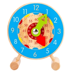 Đồ Chơi Giáo Dục sớm Đồng Hồ  Gỗ Theo Phương Pháp Montessori Cho Bé