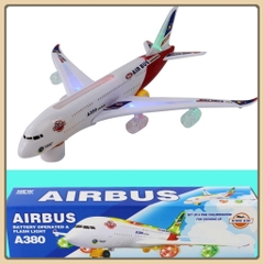 Đồ chơi máy bay Airbus A380, máy bay Airbus A380 chạy bằng pin, có âm thanh và ánh sáng led siêu đẹp
