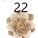 Nơ Vải bố handmade trang trí quà tặng lễ hội, Steam mầm non ( Combo 5 cái)