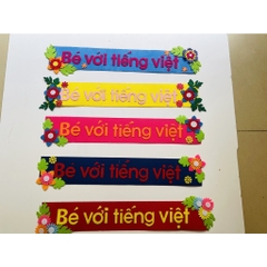 Tên góc Tiêu đề các góc chủ đề lớp học mầm non vải dạ nỉ