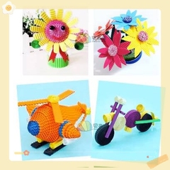 Giấy bìa cứng lượn sóng làm handmade làm thủ công- Steam ( set 2 tờ)