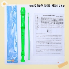 Sáo học nhạc học sinh,sáo dọc Recorder 8 lỗ DHS rẻ,đẹp kèm que vệ sinh,túi đựng ( hàng loại 1)