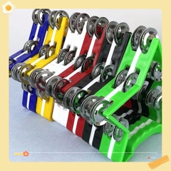 Lục lạc xúc xắc, xắc xô,cầm tay loại nhạc cụ tambourine hình ngôi sao cho bé