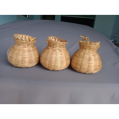 Đồ mây tre đan thủ công trang trí góc STEAM deco chợ quê  mầm non - tiểu học