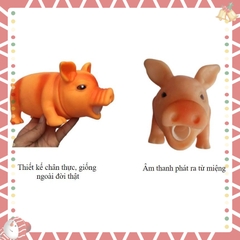 Đồ chơi lợn bóp kêu ụt ịt size lớn, chất liệu cao su an toàn, chất lượng, giá tốt