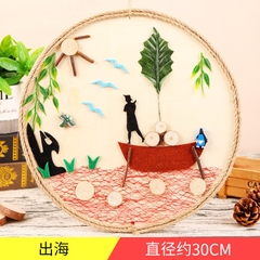 Tranh gỗ thủ công sáng tạo trang trí góc Steam. cho trẻ tạo hình Mầm non - Tiểu học