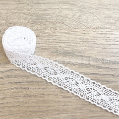 Ren Chỉ Trắng Trang Trí  diềm khung sản phẩm Handmade - Steam mầm non set 5 mét/1 cuộn