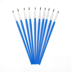 Set 10 chổi cọ tập vẽ trẻ em nghệ thuật graffiti trẻ em