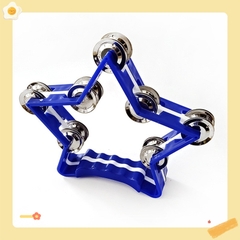 Lục lạc xúc xắc, xắc xô,cầm tay loại nhạc cụ tambourine hình ngôi sao cho bé
