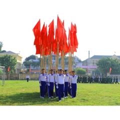 CỜ HỒNG KỲ VẢI SATANH  VẢI PHI BÓNG MÀU TƯƠI SÁNG HÀNG ĐẸP