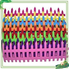 Viền hàng rào 48x12 cm  trang trí chân tường lớp học (tiểu học - mầm non vải dạ nỉ)