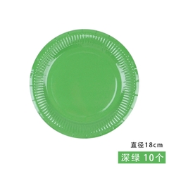 Set 10 đĩa giấy làm thủ công nhiều màu