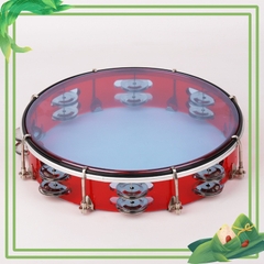 Trống Gõ Bo 28cm Tambourine LẮC TAY VUI NHỘN, ÂM THANH SÔI ĐỘNG