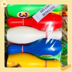 Bộ đồ chơi Bowling cỡ to bằng nhựa mềm cho trẻ vui chơi và vận động thể chất mầm non