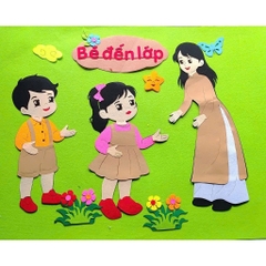 Tổng hợp - Góc mầm non steam pha nỉ  trang trí lớp học mầm non theo (mẫu to đẹp)