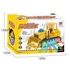 Xe ủi  Đồ chơi có nhạc có đèn phát sáng cho trẻ chơi ( tặng kèm pin)