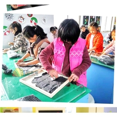 Khung ảnh Vintage khung tranh không kính bằng gỗ thông trang trí STEAM mầm non tiểu học