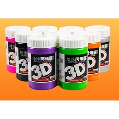 MÀU ACRYLIC 3D 100Ml dùng để vẽ custom trên vải / giày / tranh