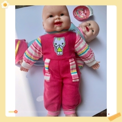 Búp bê sơ sinh đáng yêu búp bê biết cười 50cm thân mềm đồ chơimầm non