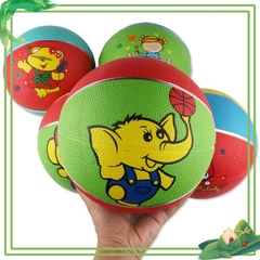 Bóng rổ số 3 cao su bơm hơi siêu bền loại 3 màu tăng kèm kim bơm