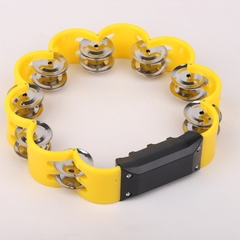Lục lạc xúc xắc, xắc xô,cầm tay loại nhạc cụ tambourine hình hoa Size to