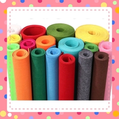 Vải nỉ mềm làm đồ handmade khâu quả , nhân vật con rối mầm non  khổ 90 x 90 cm dày 2 mm