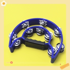 Lục lạc xúc xắc nhiều màu sắc, xắc xô,cầm tay loại nhạc cụ tambourine loại to đẹp