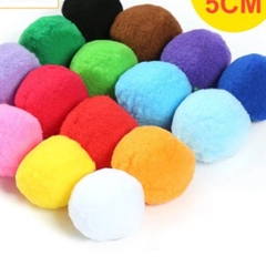 Hạt pom pom làm thủ công Hanmade - Steam trang trí mầm non