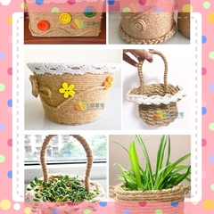 Dây thừng dây đay, dây thừng gai  làm handmade thủ công trang trí