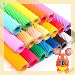 Giấy bìa cứng lượn sóng làm handmade làm thủ công- Steam ( set 2 tờ)