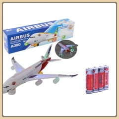 Đồ chơi máy bay Airbus A380, máy bay Airbus A380 chạy bằng pin, có âm thanh và ánh sáng led siêu đẹp