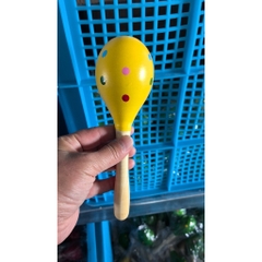 Lục lạc gỗ - Xúc xắc bầu dài loại to dài 20cm ( Giáo cụ âm nhạc) đồ dùng mầm non