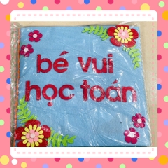 sách vải gồm 10 chủ đề mầm non - KPKH được làm bằng thủ công hanmade mầm non