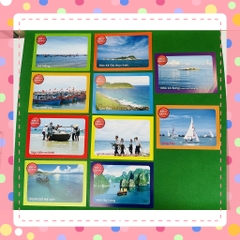 Bộ tranh trang trí lớp học  10 chủ đề A4 mầm non ( đơn giá 1 tập CĐ)