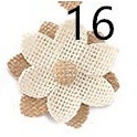 Nơ Vải bố handmade trang trí quà tặng lễ hội, Steam mầm non ( Combo 5 cái)