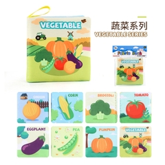 Sách vải  kích thích thị giác với nhiều chủ đề bằng tiếng anh giúp bé vừa học vừa chơi
