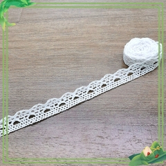 Ren Chỉ Trắng Trang Trí  diềm khung sản phẩm Handmade - Steam mầm non set 5 mét/1 cuộn
