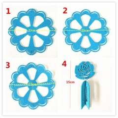 Quả cầu rỗng vải nỉ trang trí hành lang lớp học mầm non - tiểu học Size 23cm * 38cm